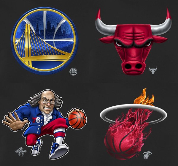 Значки баскетбольных команд НБА