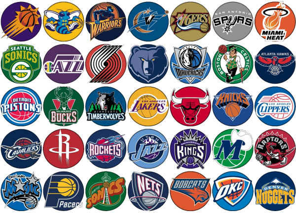 Эмблемы клубов NBA