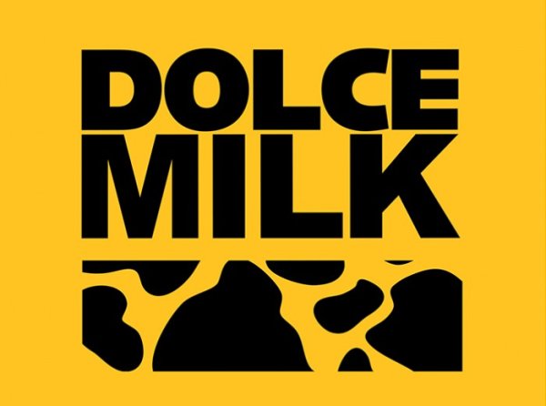 Надпись Dolce Milk