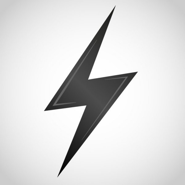 Белая молния логотип