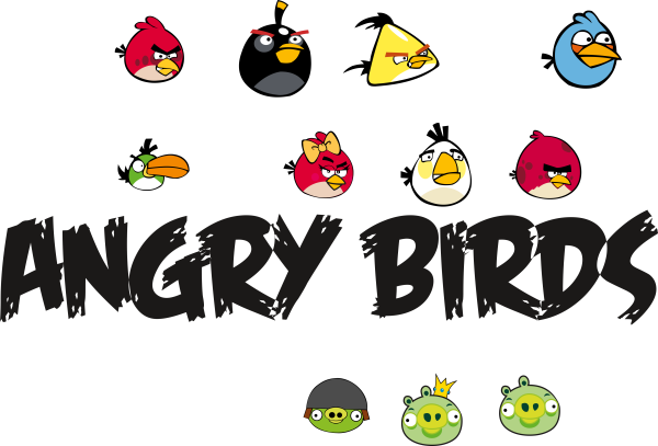 Angry Birds надпись