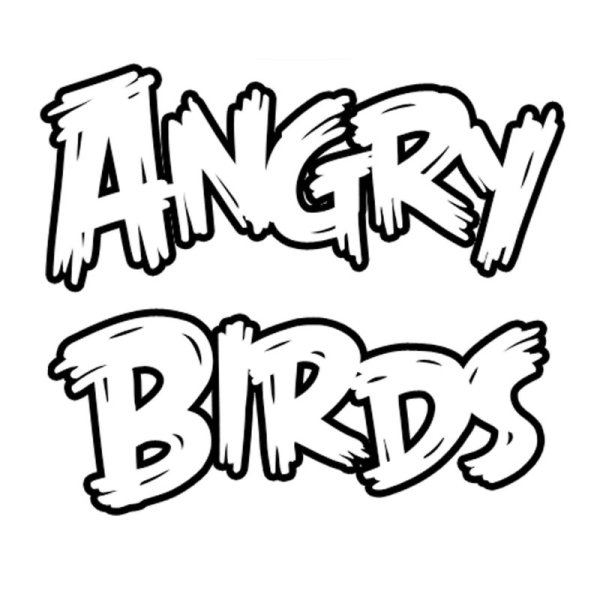 Angry Birds надпись