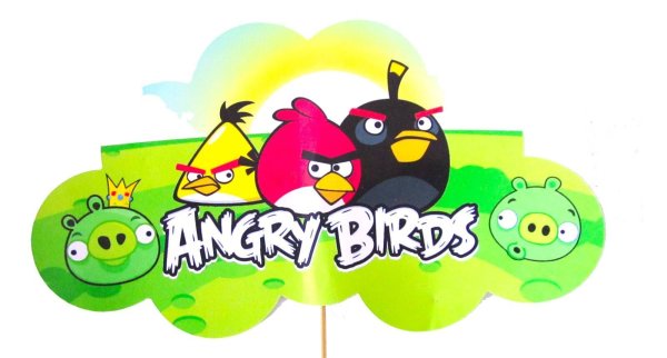 Angry Birds надпись