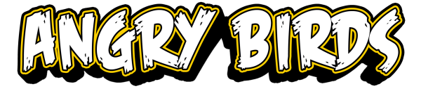 Энгри бёрдз надпись
