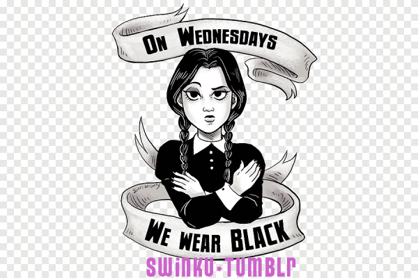 Wednesday Addams стикер