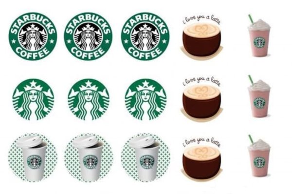Этикетка Старбакс