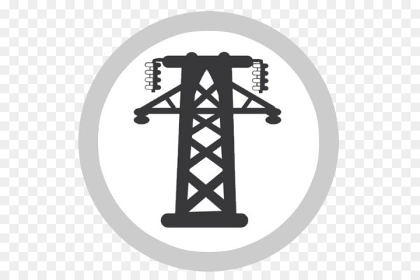 Электрическая подстанция значок