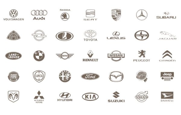 Значки машин