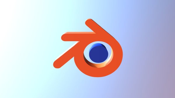 Блендер 3д логотип