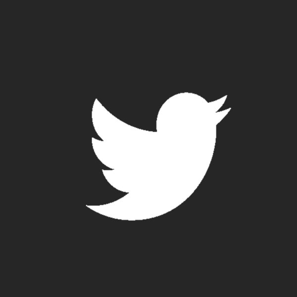 Значок твиттера без фона