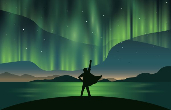 Северное сияние для фотошопа