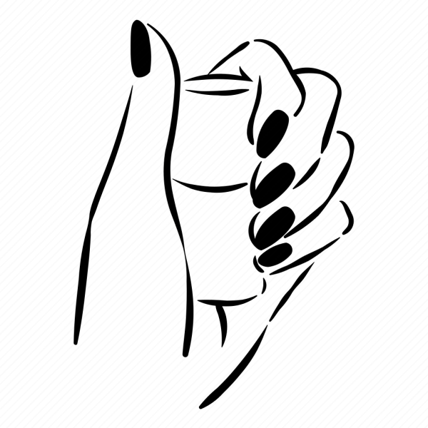 Значок ногти