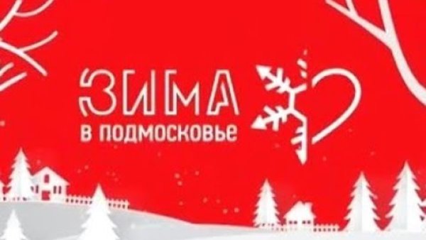 Елочный шарик с логотипом зима в Подмосковье