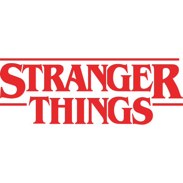 Stranger things надпись