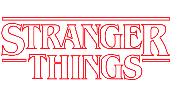 Stranger things надпись