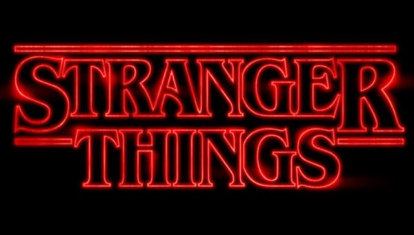 Stranger things надпись