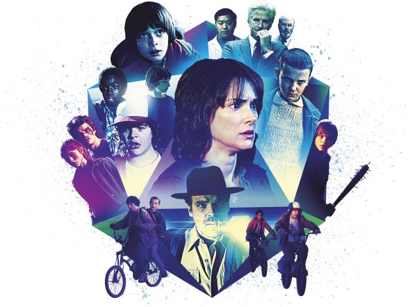 Очень странные дела силуэты