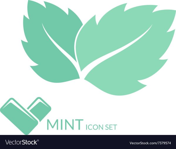 Мятный значок