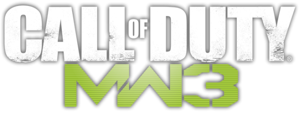 Call of Duty Modern Warfare 3 надпись