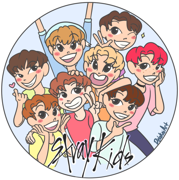 Stray Kids вышивка