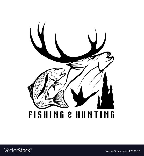 Векторные изображения рыбалка