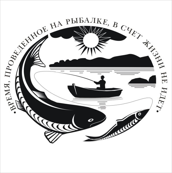 Наклейка рыба