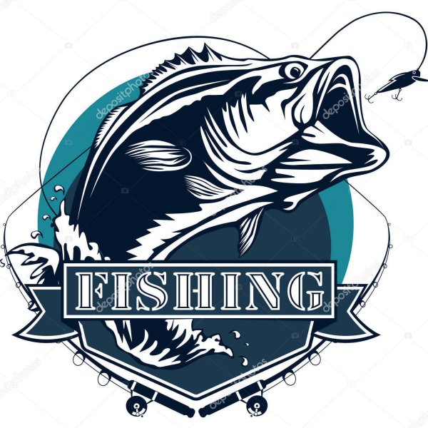 Охота и рыбалка логотип