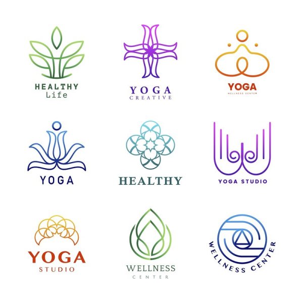 Логотип йога студии