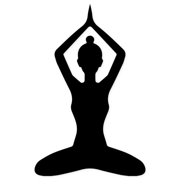 Трафарет йога