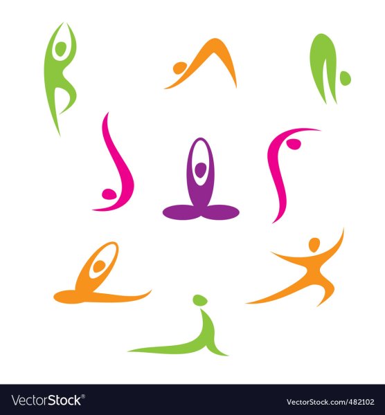 Лого йога в векторе