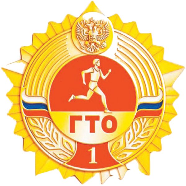 Золотой знак ГТО 1 ступень
