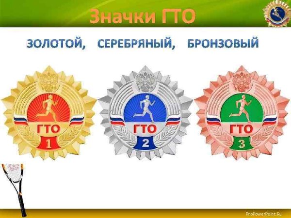 Бронзовая медаль ГТО