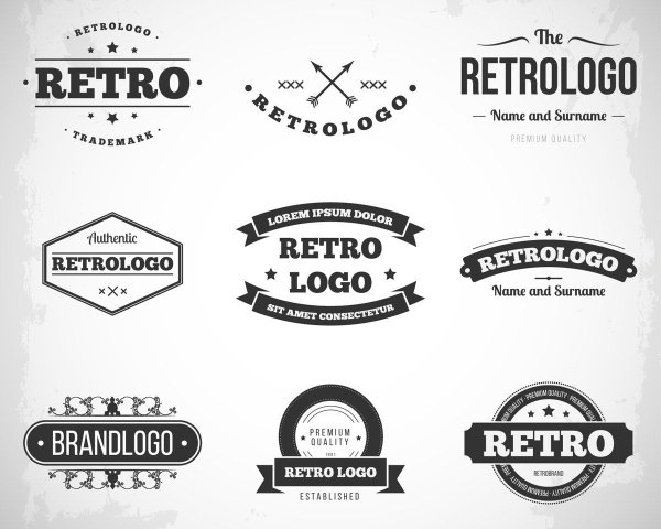 Логотип в винтажном стиле