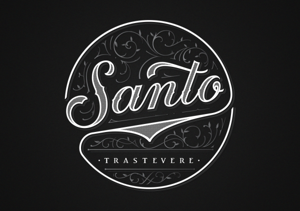 Логотип в стиле хипстер