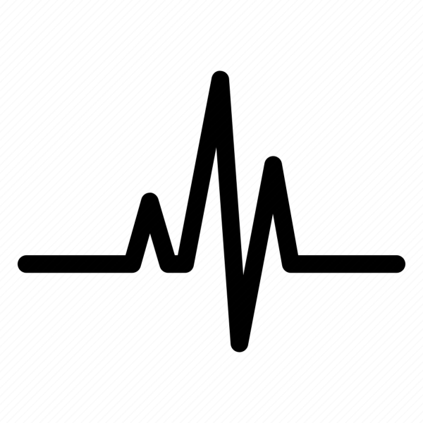 Линия пульса иконка