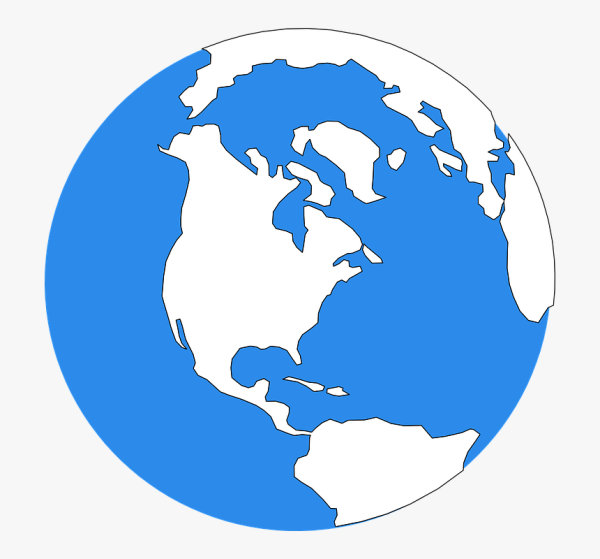 Изображение земного шара для логотипа