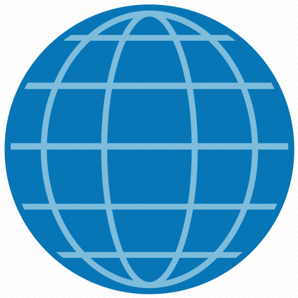 Значок планеты интернет