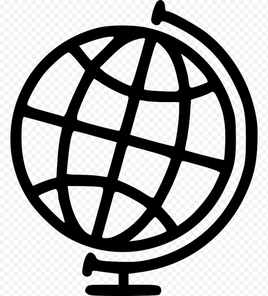 Глобус силуэт