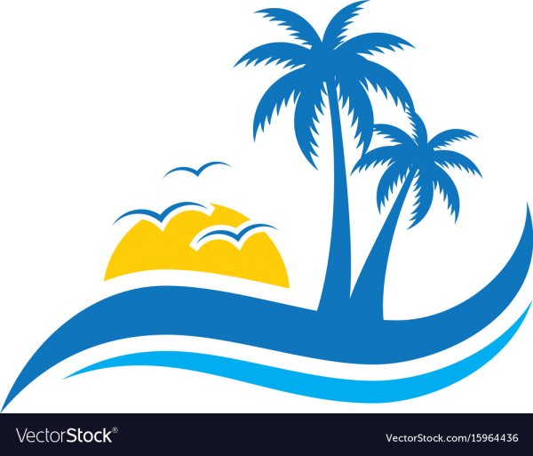 Остров пальмы логотип