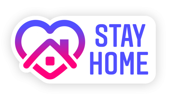 Стикер stay Home