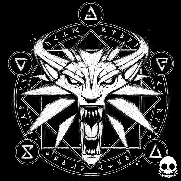 Знак школы волка Ведьмак