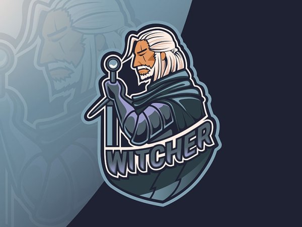 Ведьмак лого вектор