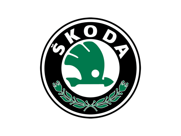 Skoda логотип на прозрачном фоне