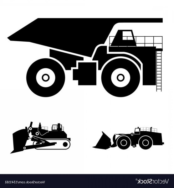 Силуэт БЕЛАЗА