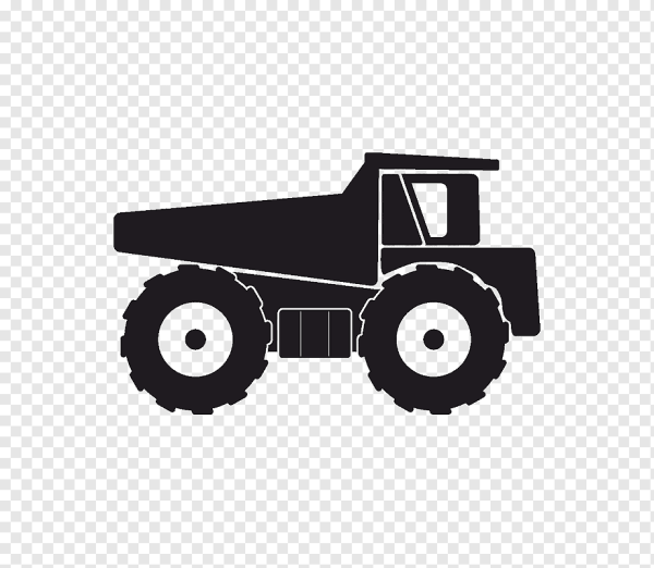 Самосвал силуэт