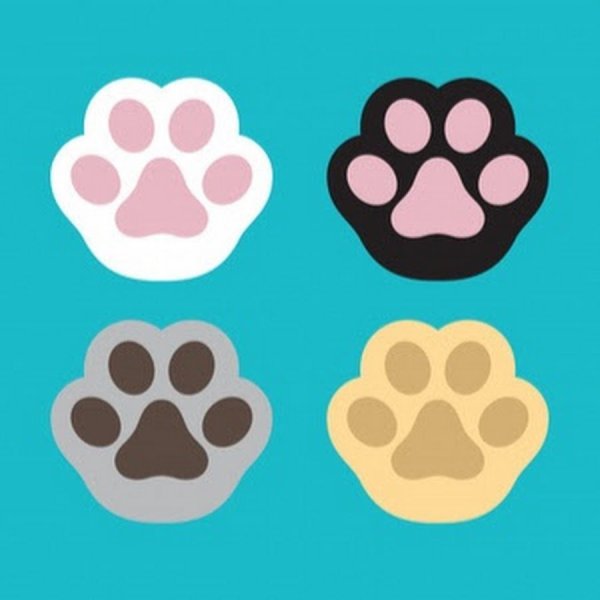 Кошачьи лапки vector