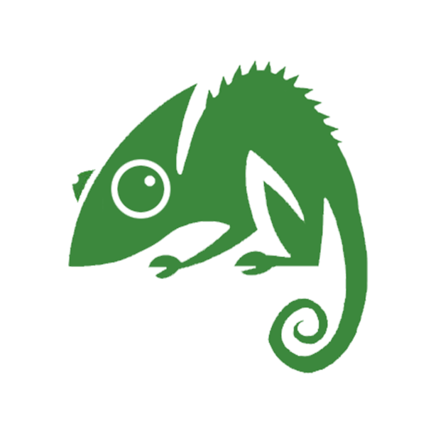 Хамелеон значок