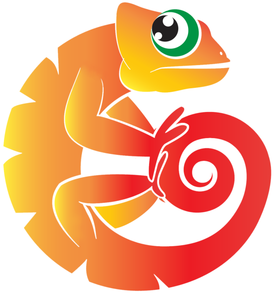 Хамелеон вектор