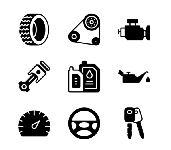 Автозапчасти значок