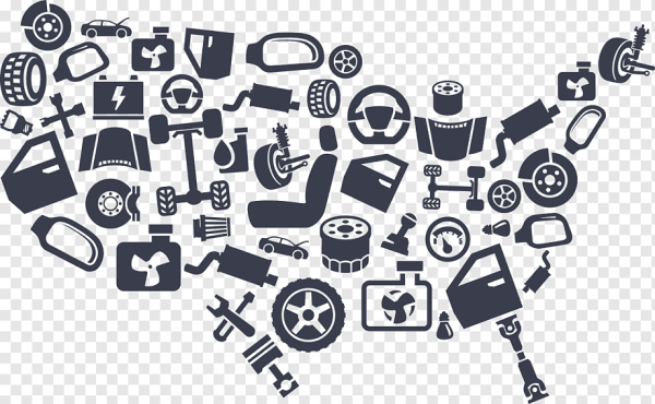 Детали автомобиля вектор